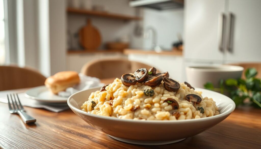 gourmet mushroom risotto